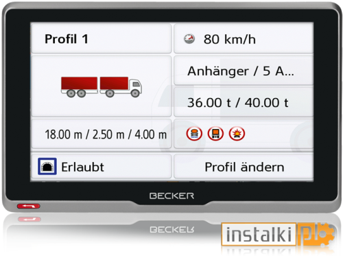 BECKER transit.6sl EU plus – instrukcja obsługi
